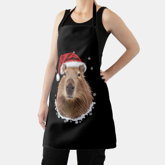 Tablier Noël amusant de Capybara (Insitu)