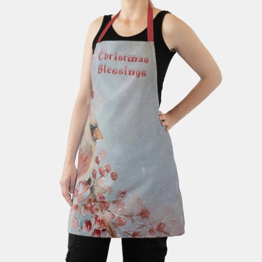 Tablier Noël Ancien Cardinal Apron (Insitu)