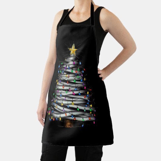 Tablier Noël Arbre clair (Insitu)