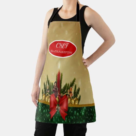 Tablier Noël Balls Branches (Insitu)