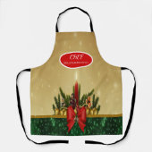 Tablier Noël Balls Branches (Recto)