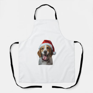 Tablier Noël beagle