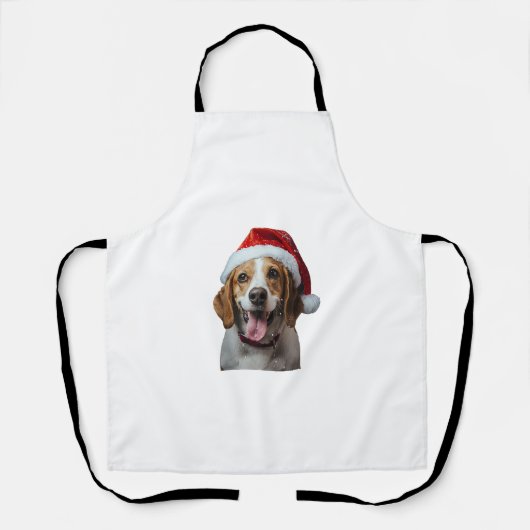 Tablier Noël beagle (Recto)