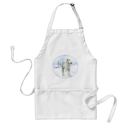 Tablier Noel Bedlington Terrier (Devant)