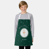 Tablier Noël botanique traditionnel de Ballerina (Porté)