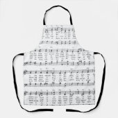 Tablier Noël Cartôle Musique Petit Noël (Recto)