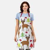 Tablier Noël Cerf Noël (Porté)