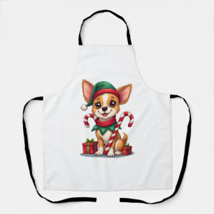 Tablier Noël Chihuahua Cheval