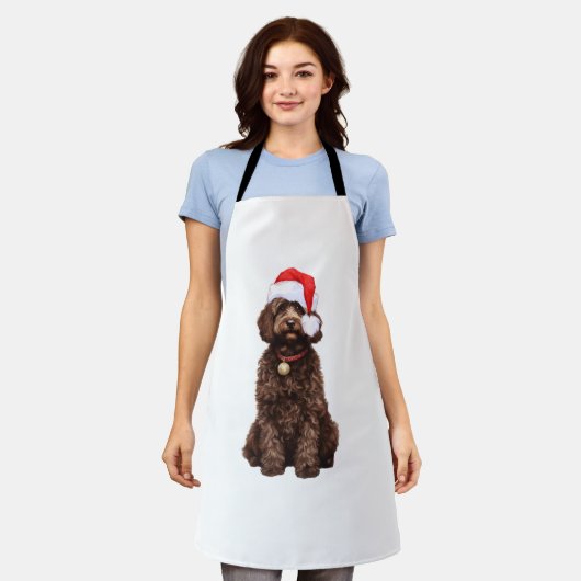 Tablier Noël Cockapoo (Porté)
