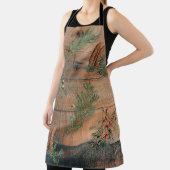 Tablier Noël Conifères rustiques Bois de pin (Insitu)