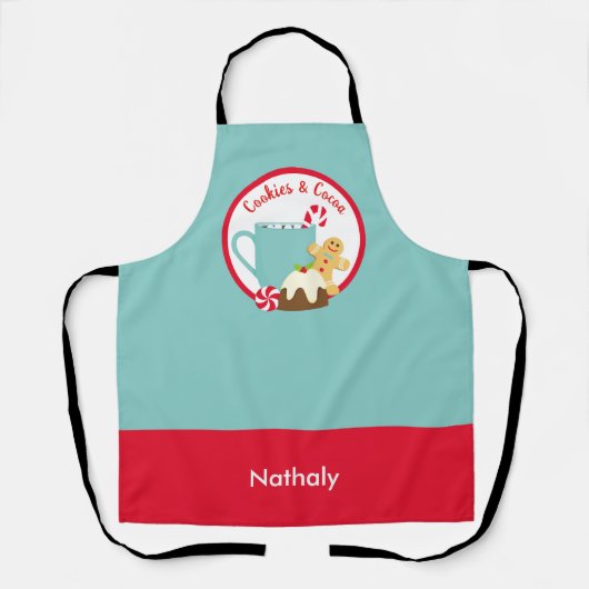 TABLIER NOËL CUITS ET CACAO (Recto)
