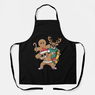 Tablier Noël Dabing Père Noël Ours Skate Reindeer Xmas