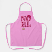 Tablier NOEL dans un Motif d'arbre de Noël en Bourgogne (Recto)