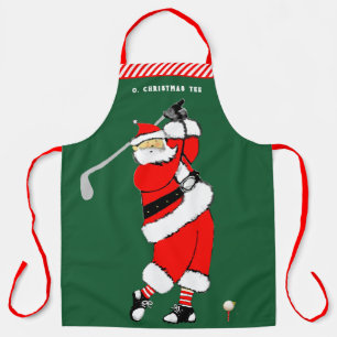 Tablier Noël de golf amusant