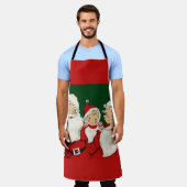 Tablier Noël de la famille père Noël (Porté)