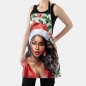 Tablier Noël de la femme noire (Insitu)