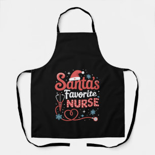 Tablier Noël de l'infirmière préférée de Santa