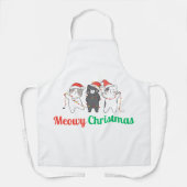 Tablier Noël de Meowy (Recto)