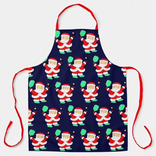 Tablier Noël de pickleball (Recto)