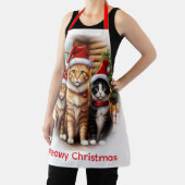 Tablier Noël des chatons mignons (Insitu)