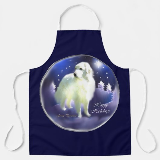 Tablier Noël des Grands Pyrénées (Recto)