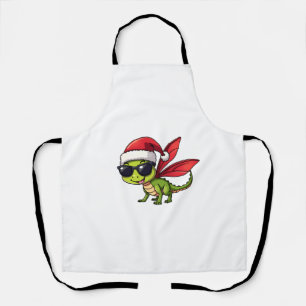 Tablier Noël Dragonfly Santa Hat Funny Xmas Enfants