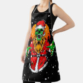 Tablier Noël drôle Zombie Père Noël (Insitu)