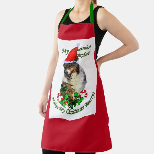 Tablier Noël du berger australien (Insitu)