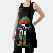 Tablier Noël du groupe de jumelage de la famille des elfes (Insitu)