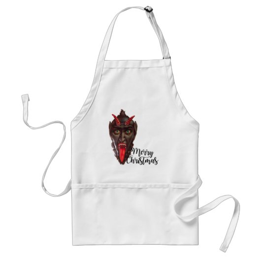 Tablier noël du krampus (Devant)
