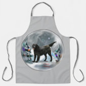 Tablier Noël du réparateur à couche plate (Recto)