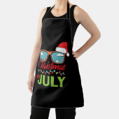 Tablier Noël en juillet lunettes de soleil avec chapeau sa (Insitu)