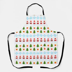 Tablier Noël en pixel art