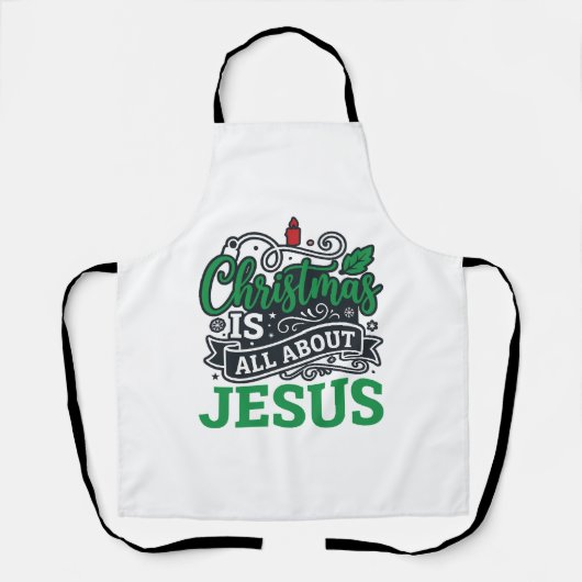 Tablier Noël est tout sur le design Jésus (Recto)