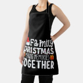 Tablier Noël familial Faire des souvenirs ensemble Vacance (Insitu)