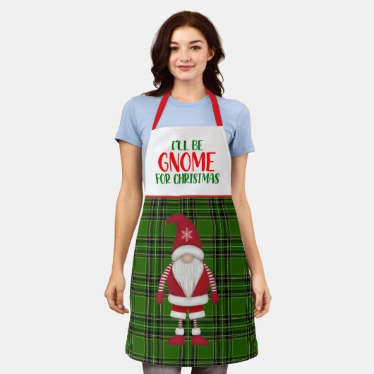Tablier Noël Gnome Apron (Porté)