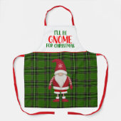 Tablier Noël Gnome Apron (Recto)