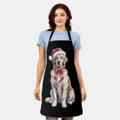 Tablier Noël Golden Retriever Lover Dog Mama (Porté)