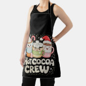 Tablier Noël Hot Cocoa Crew Noël Famille de vacances (Insitu)