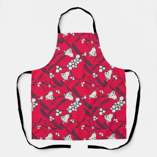 Tablier Noël Jingle Bells Joyeuse Salutations Collection (Recto)