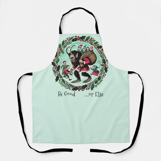 Tablier Noël Krampus (Recto)