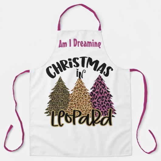 Tablier Noël laid (Recto)