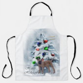 Tablier Noël Malinois belge (Recto)