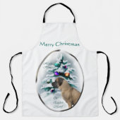 Tablier Noël mastiff anglais (Recto)