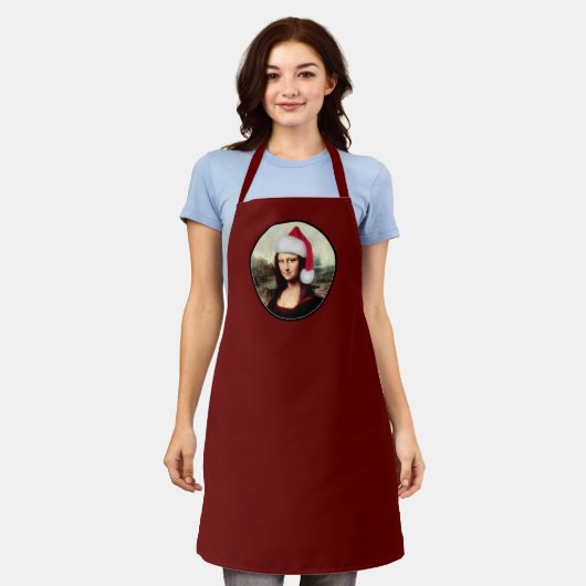 Tablier Noël Mona Lisa (Porté)