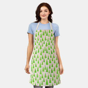 Tablier Noël Motif de l'arbre de vacances