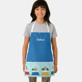 TABLIER NOËL NEIGE GLOBE (Insitu)