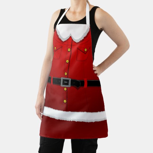 Tablier Noël Père Noël Aprons Santa Clause Costume Apron (Insitu)
