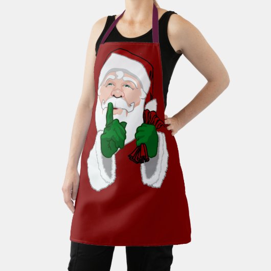Tablier Noël Père Noël Aprons Santa Clause Costume Apron (Insitu)