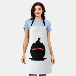 Tablier Noël Pudding SIlhouette